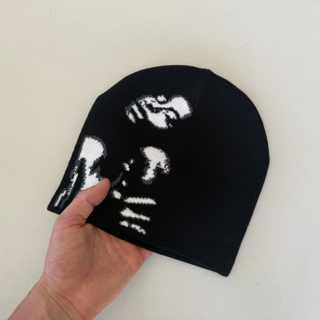 Graphic Grunge Beanie