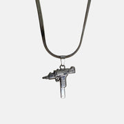 Gun Pendant Necklace