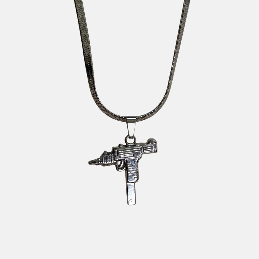 Gun Pendant Necklace