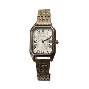Silver Square Quartz Watch