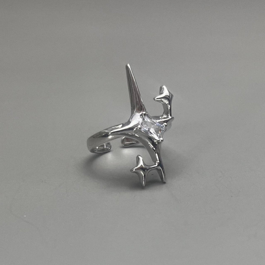 Silver Bat Ring