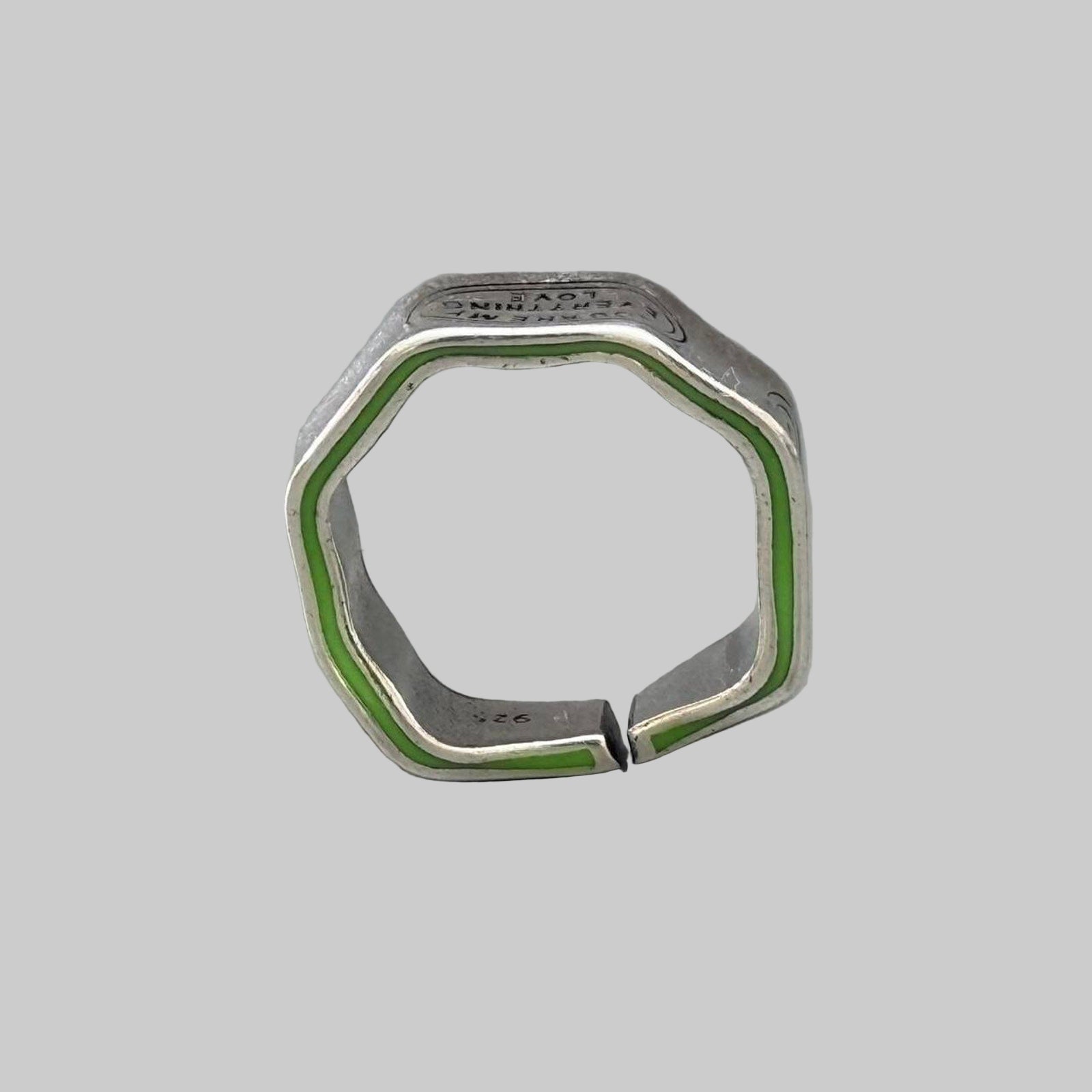 Silver Love Ring