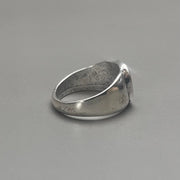 Silver 8-Ball Signet Ring
