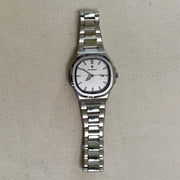White Dial Stainless Watch
