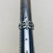 Silver Cross Band Ring