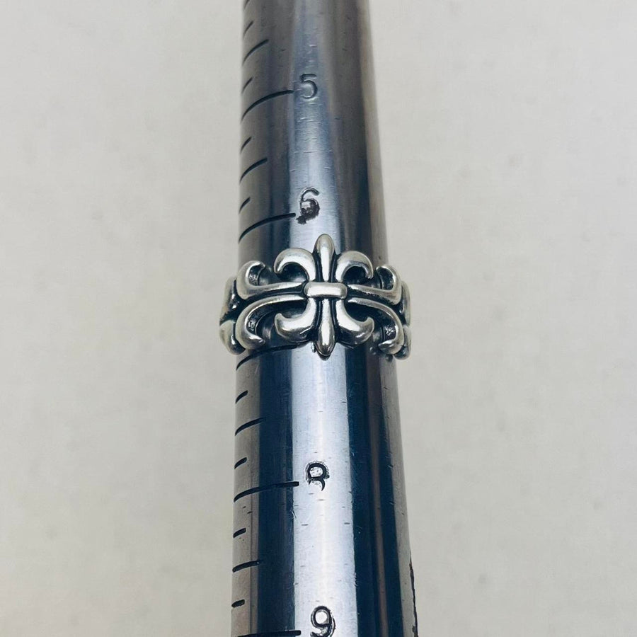 Silver Cross Band Ring