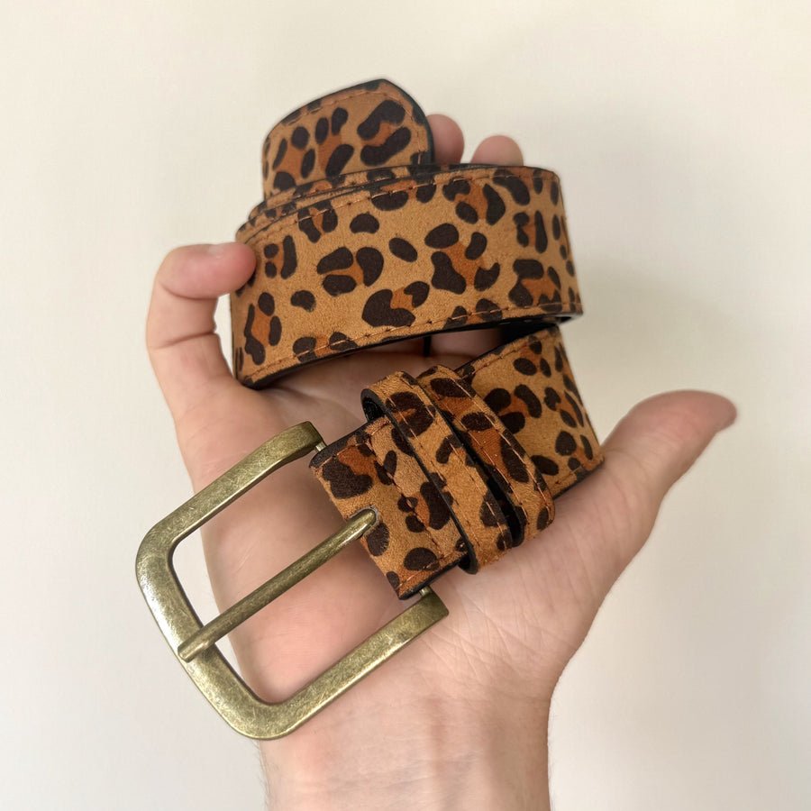 Leopard Print Belt
