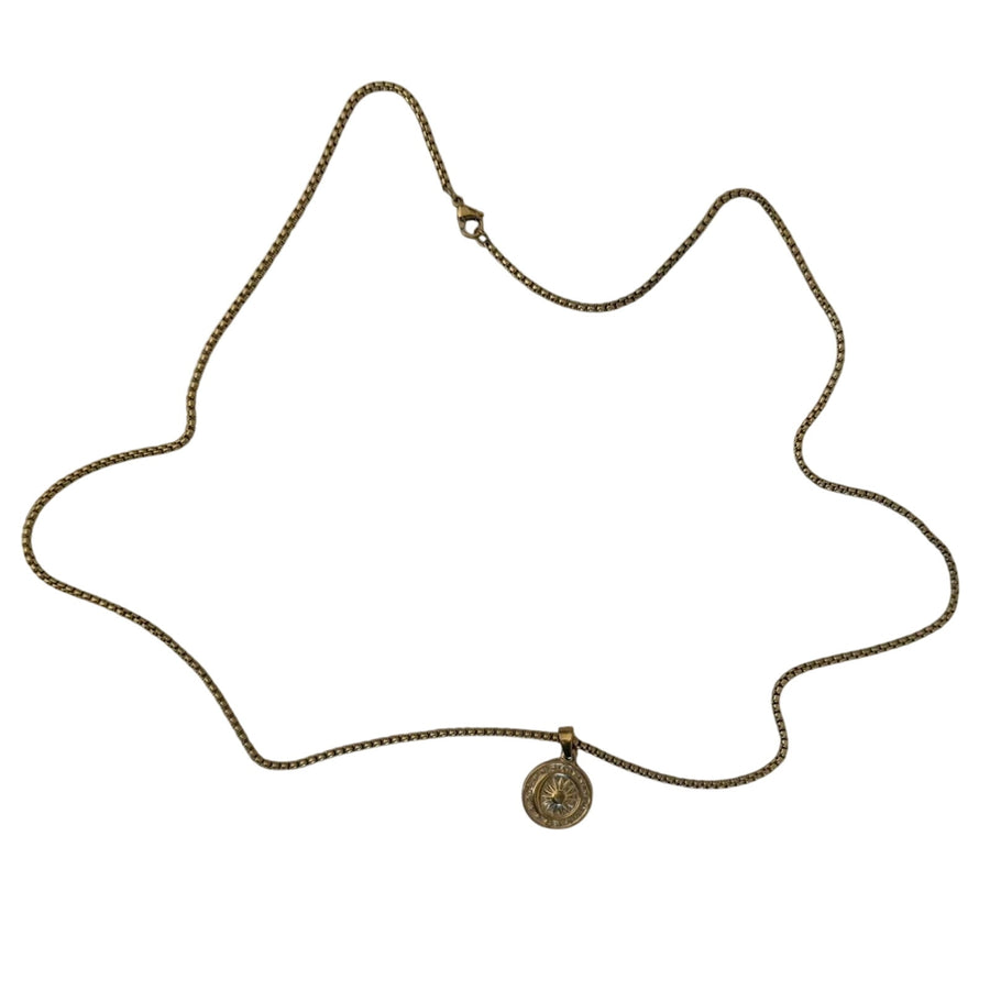Gold Coin Pendant Necklace