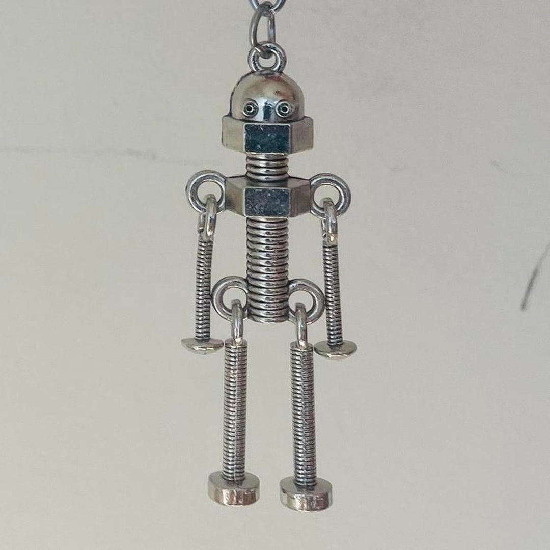 Screw Robot Keychain