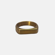 Minimalist Rectangular Bar Ring