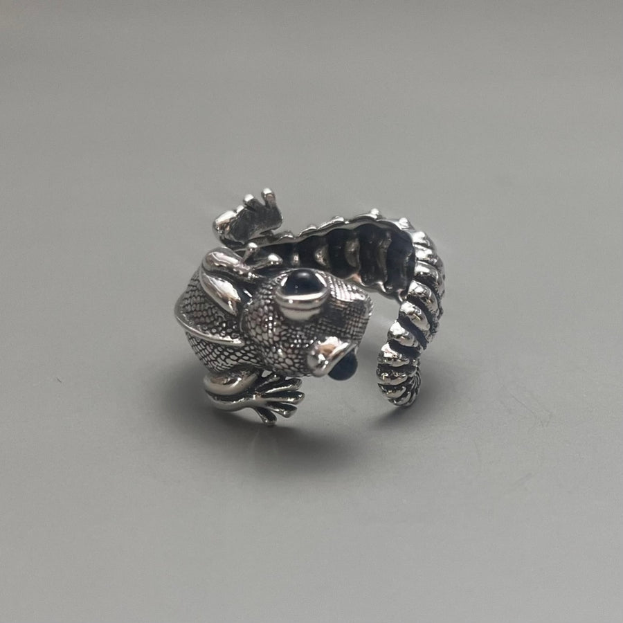 Silver Dragon Wrap Ring