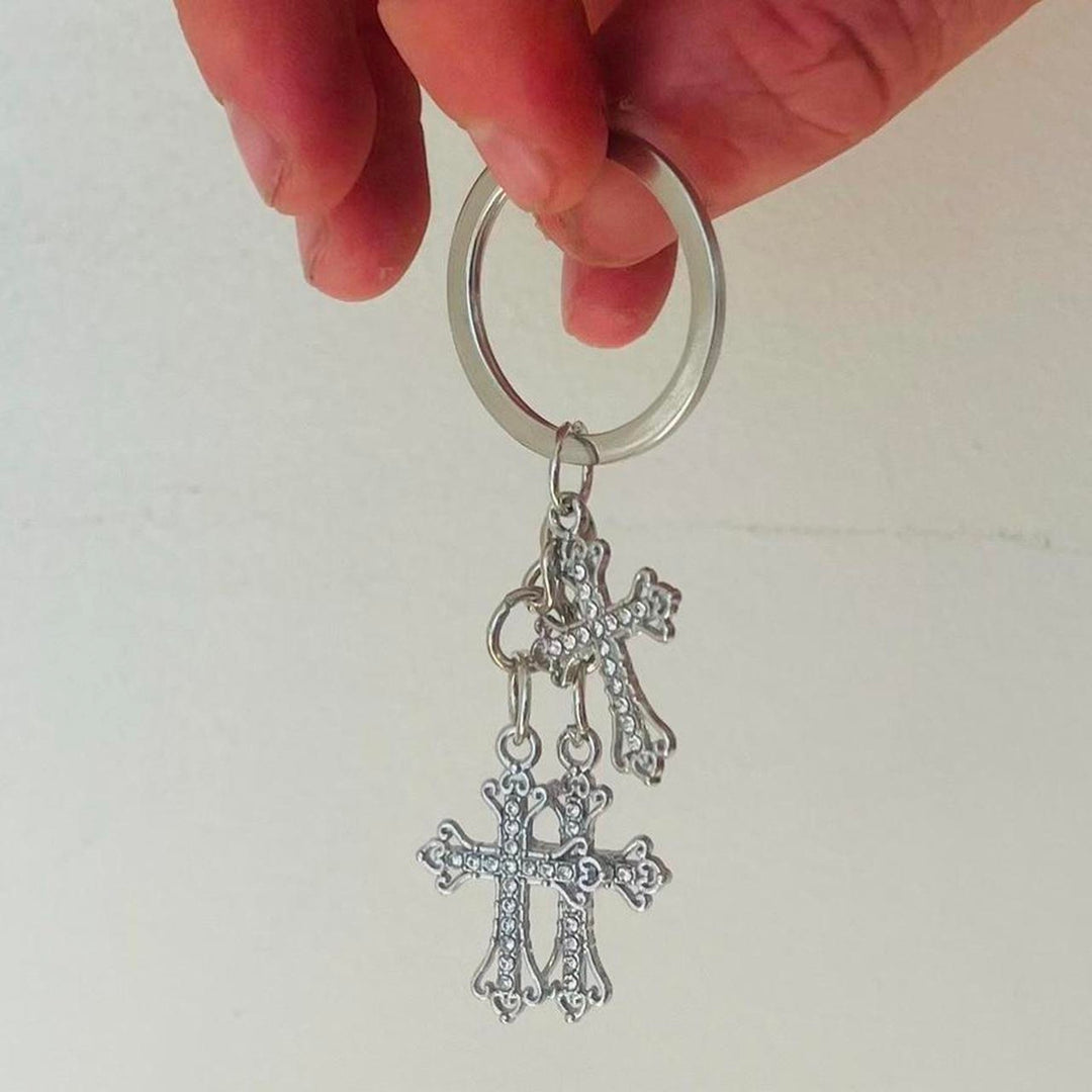 Double Cross Keychain