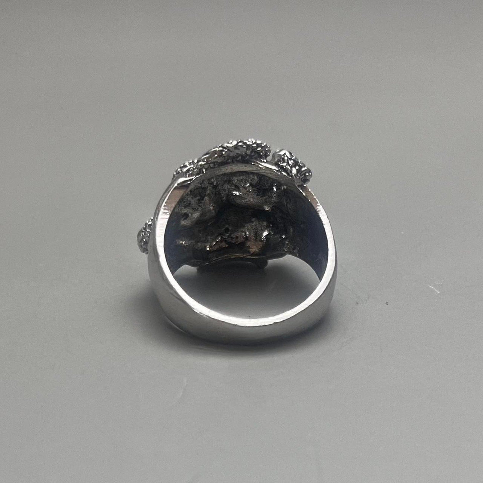 Silver Lion Head Ring - Rynor
