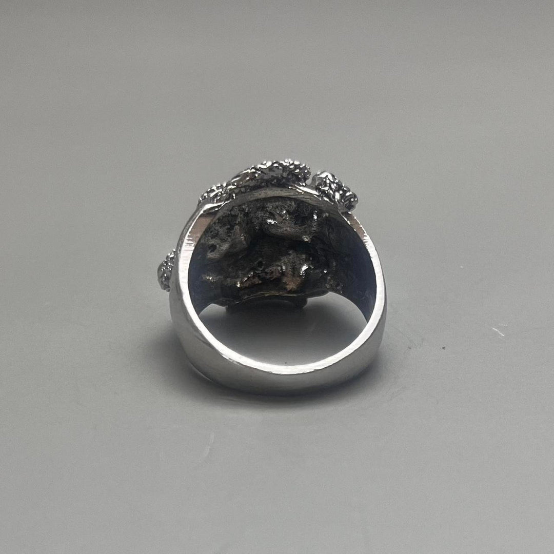 Silver Lion Head Ring - Rynor