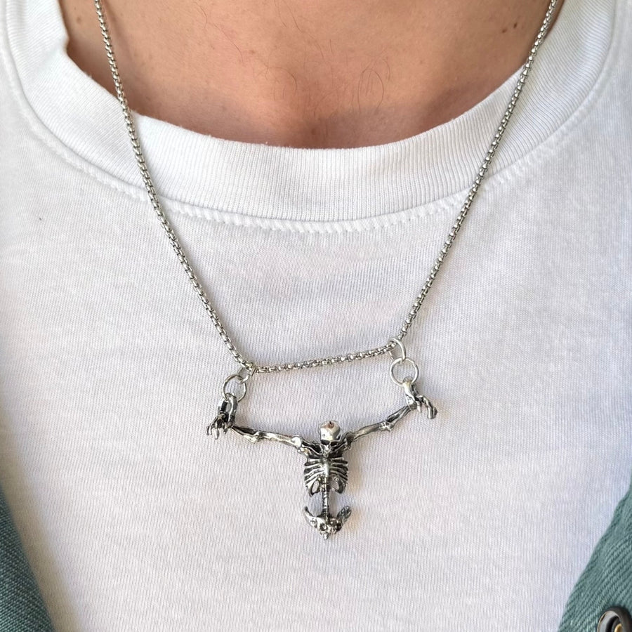Silver Crucifix Necklace