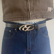 Rynor Chrome Buckle Belt