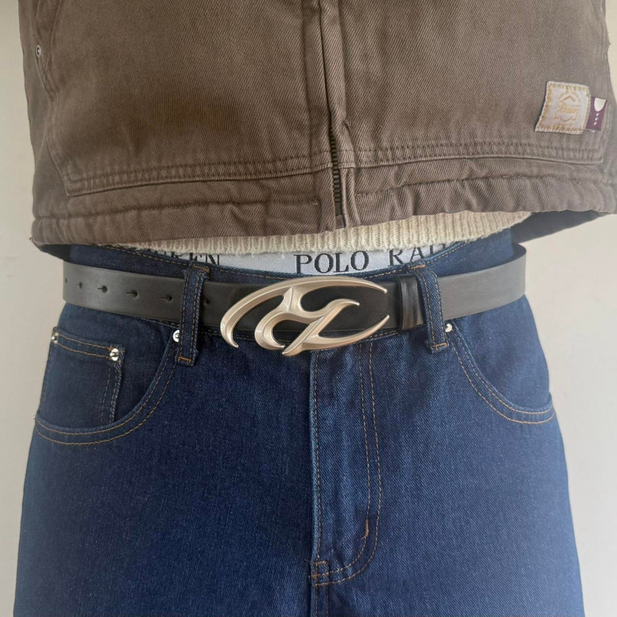 Rynor Chrome Buckle Belt