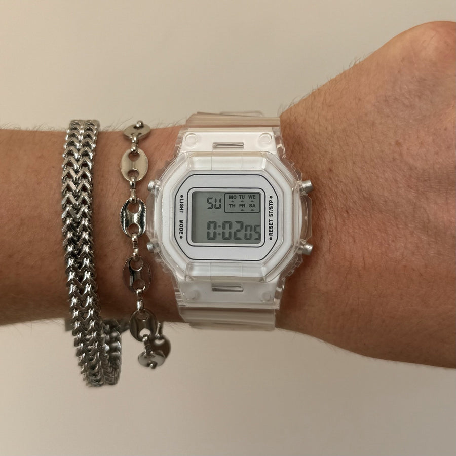 Clear Digital Watch