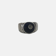 Silver 8-Ball Signet Ring