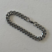 Silver Curb Chain Bracelet