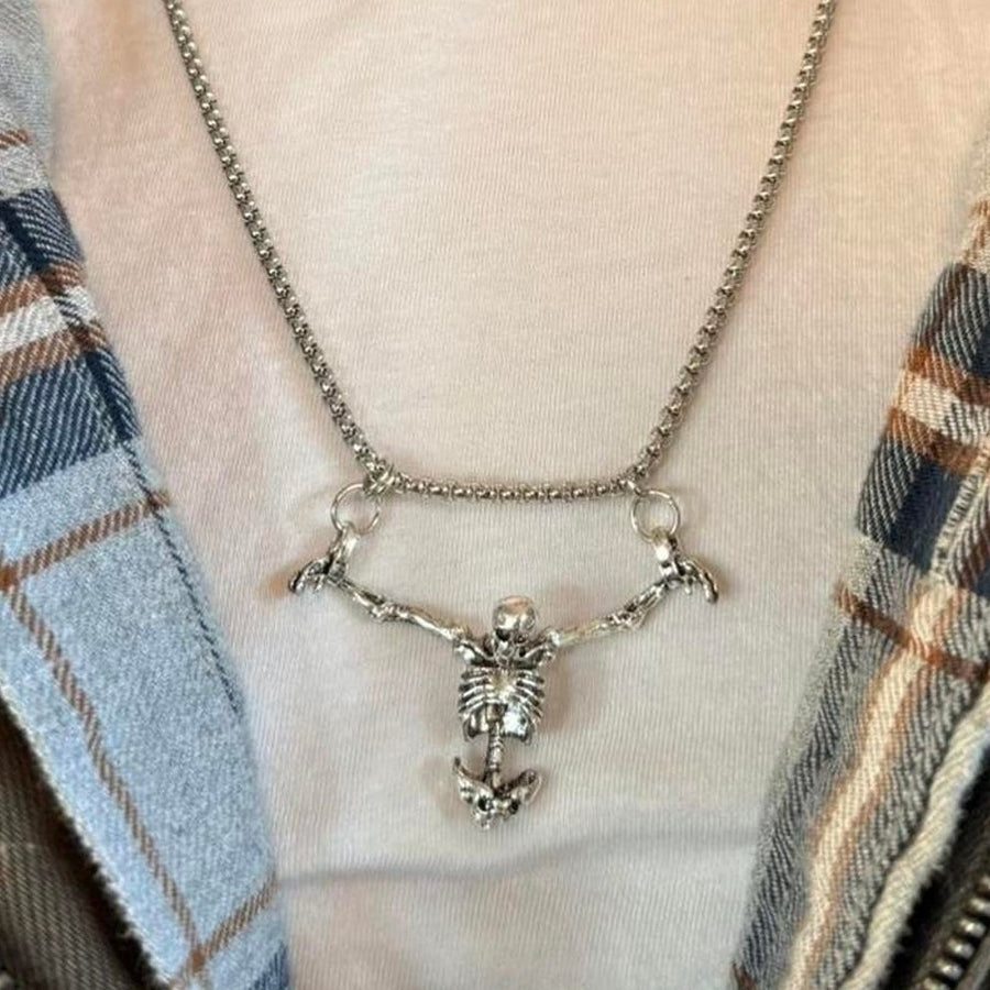 Skeleton Pendant Necklace