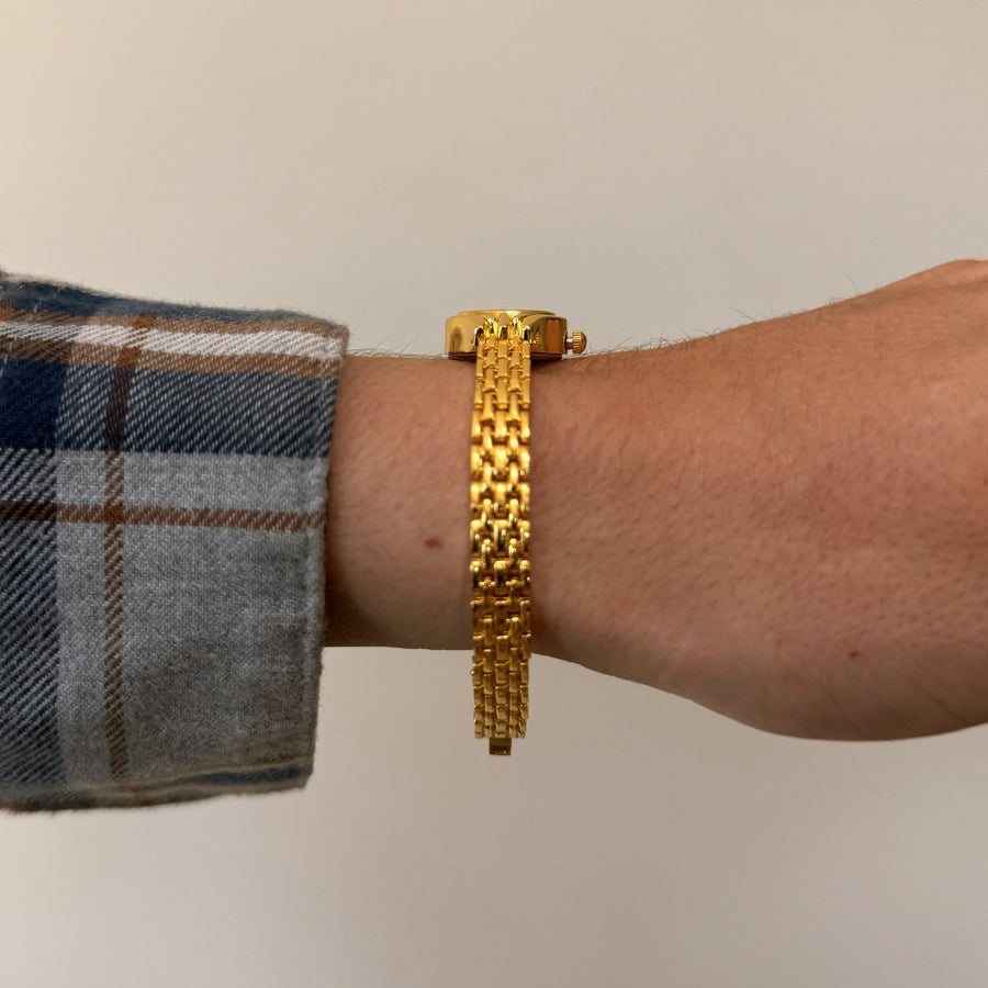 Gold Mesh Watch