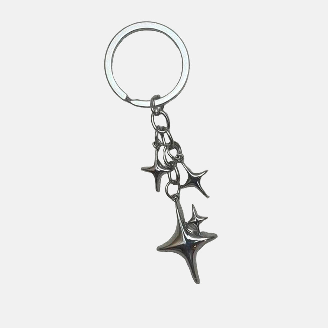 Triple Star Keychain