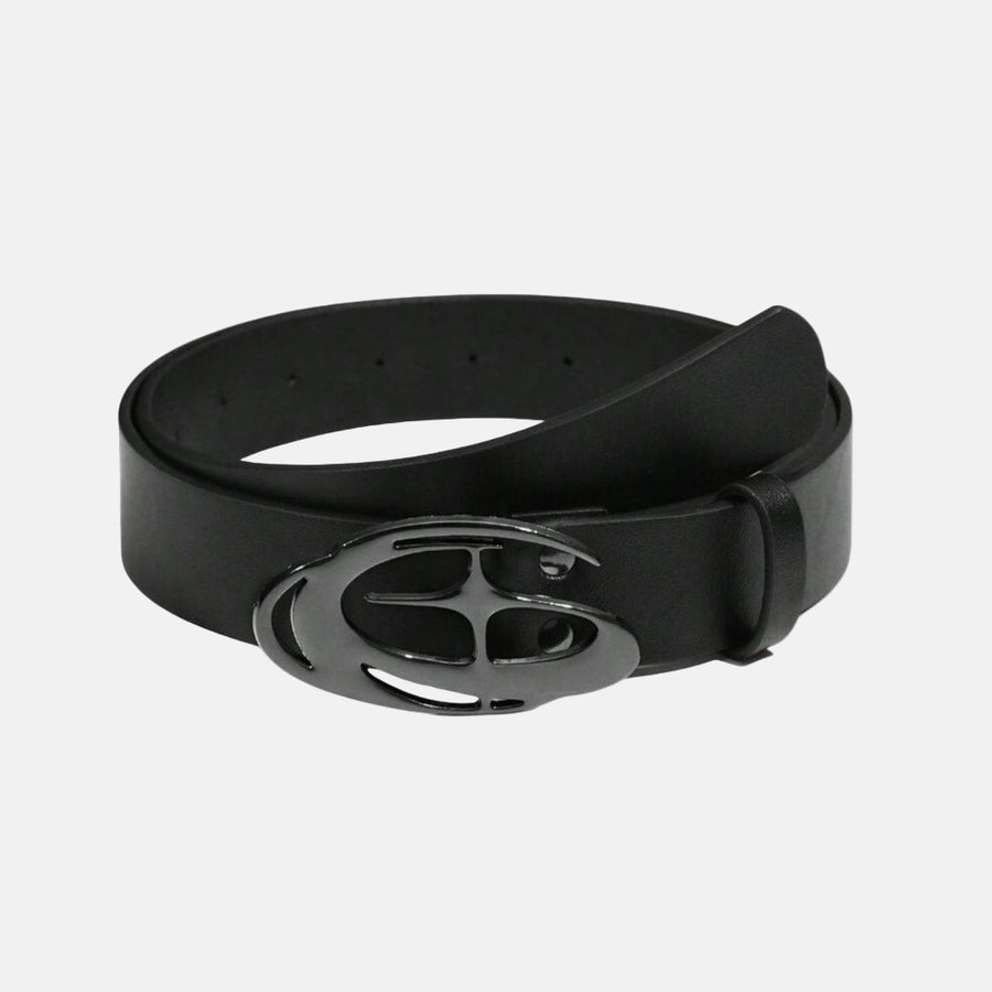 Black Chrome G Buckle Belt