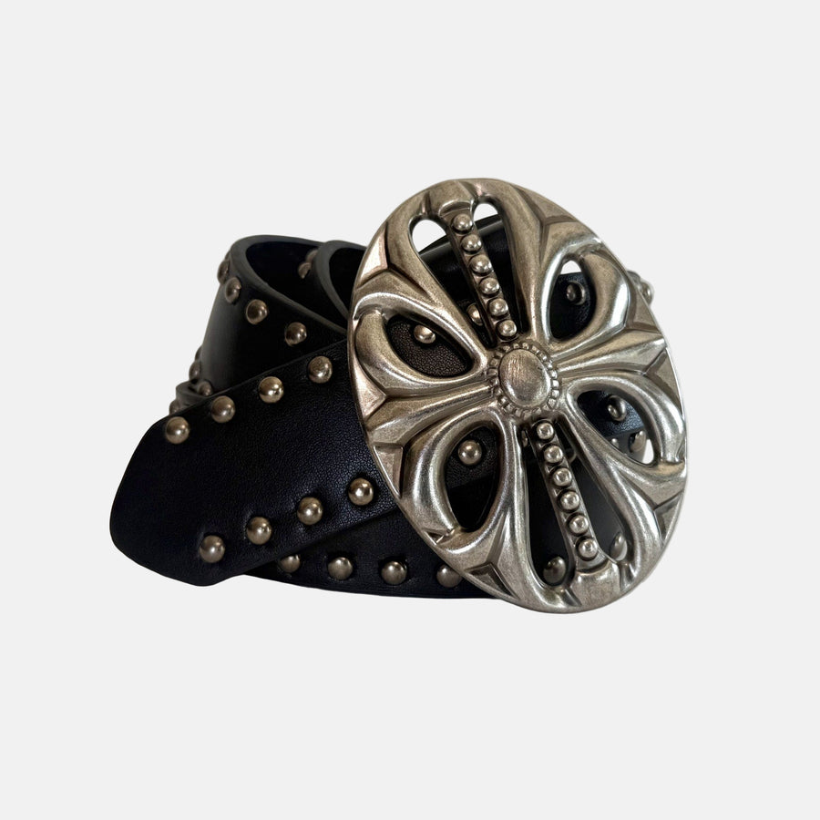 Black Cross Buckle Belt