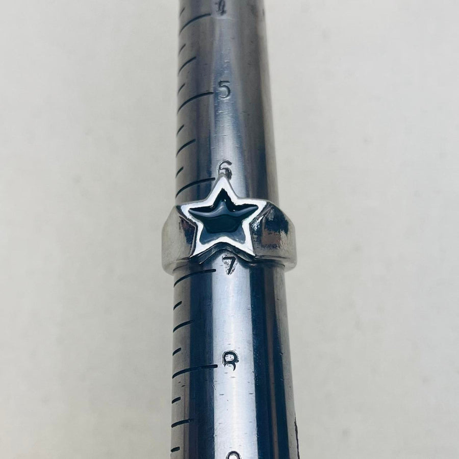 Silver Star Cutout Ring
