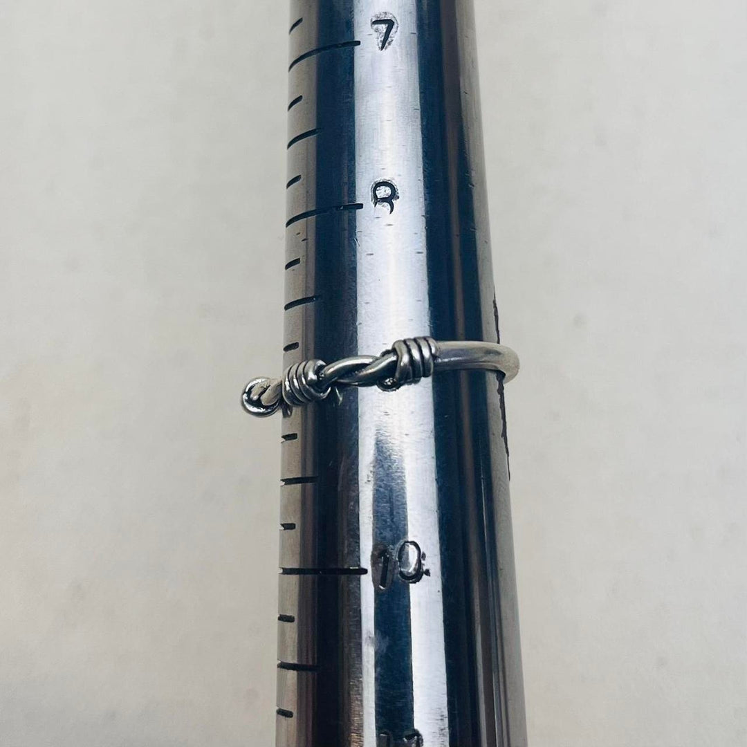 Silver Barbed Wire Ring - Rynor