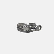 Silver Chain Link Ring