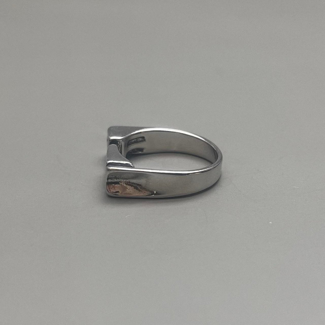 Silver Text Statement Ring - Rynor