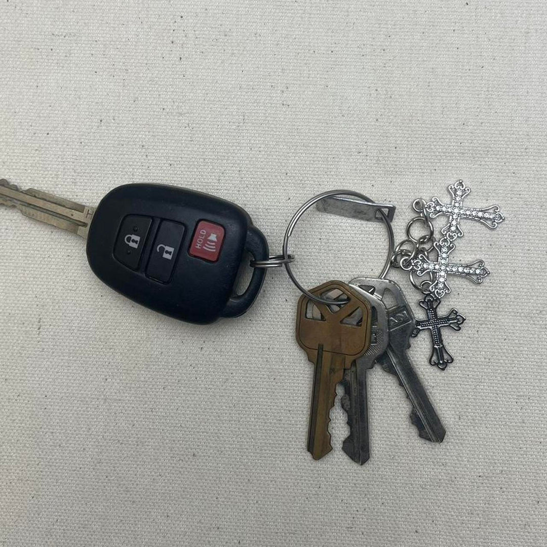 Double Cross Keychain