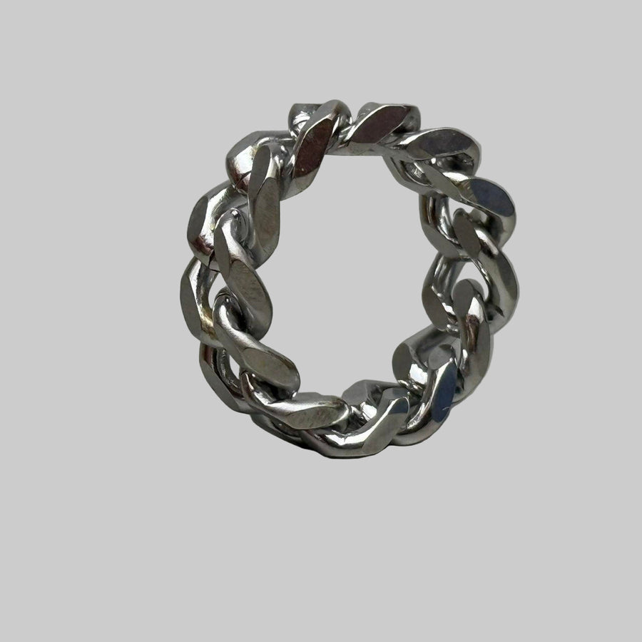 Silver Chain Link Ring