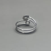 Silver Coil Wrap Ring