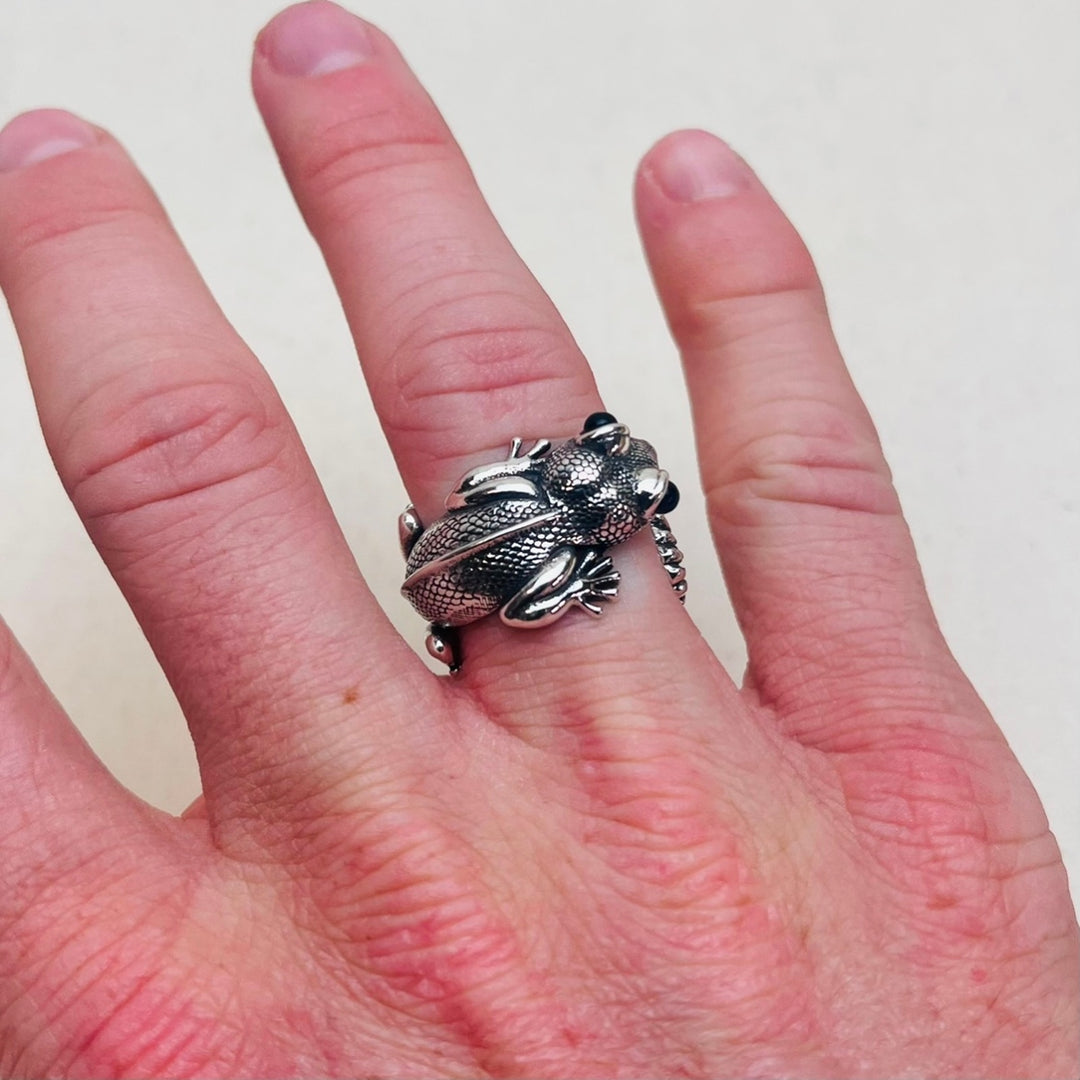 Silver Lizard Wrap Ring - Rynor