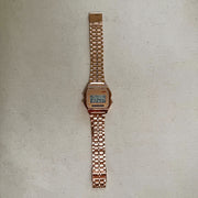 Rose Gold Digital Quartz Watch