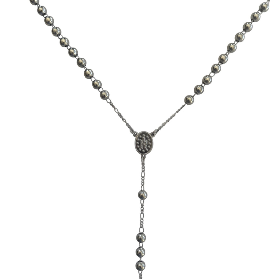 Rosary Cross Pendant Necklace