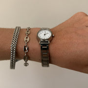 Minimal White Dial Watch