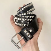 Double Row Studded Belt