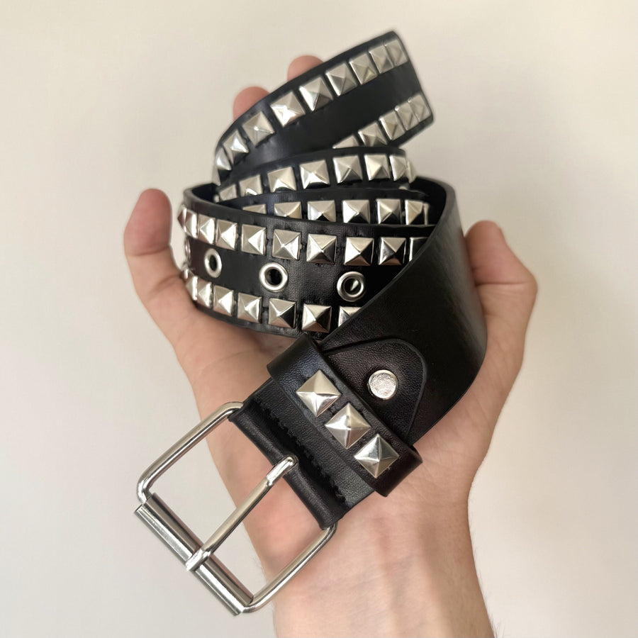 Double Row Studded Belt
