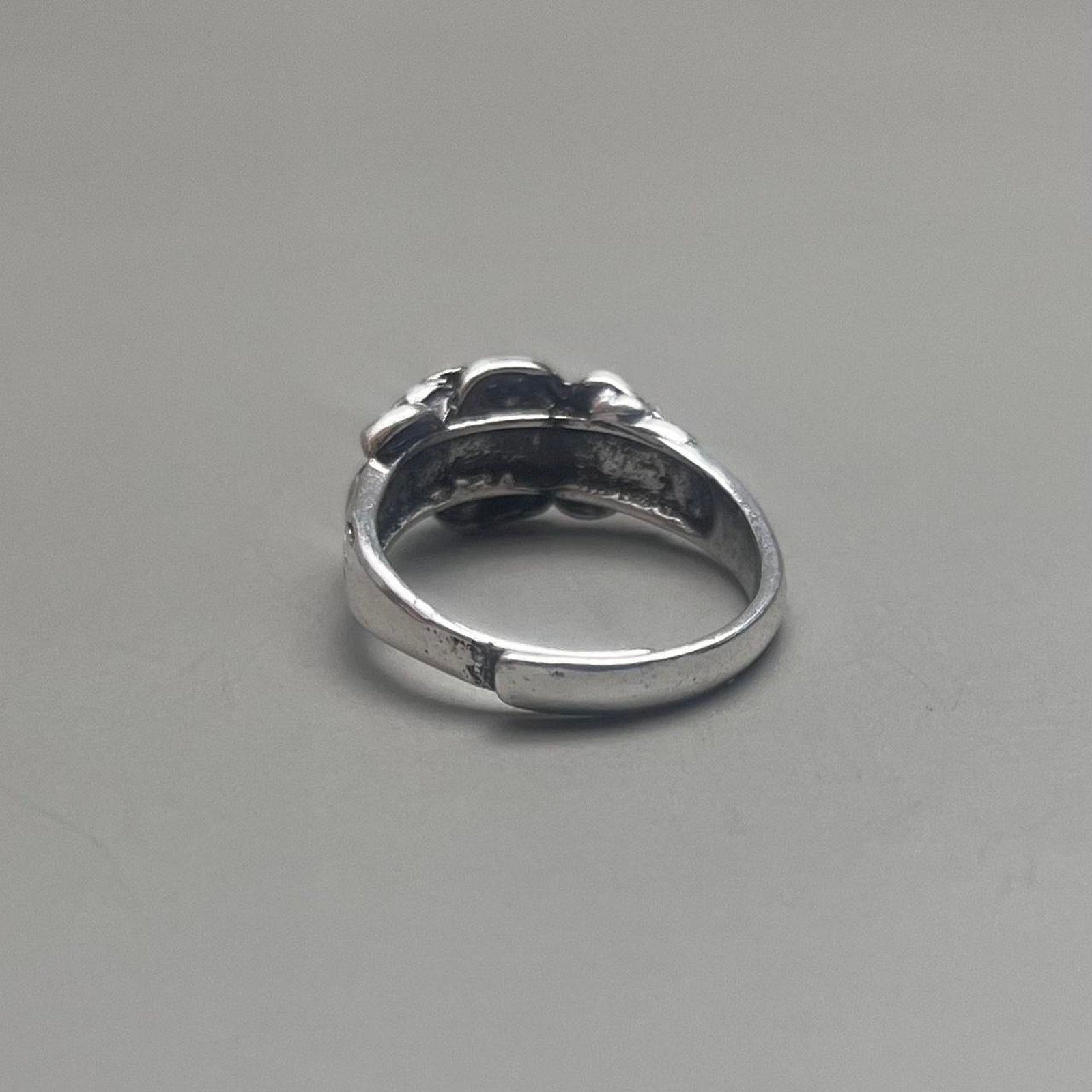 Silver Rose Band Ring - Rynor