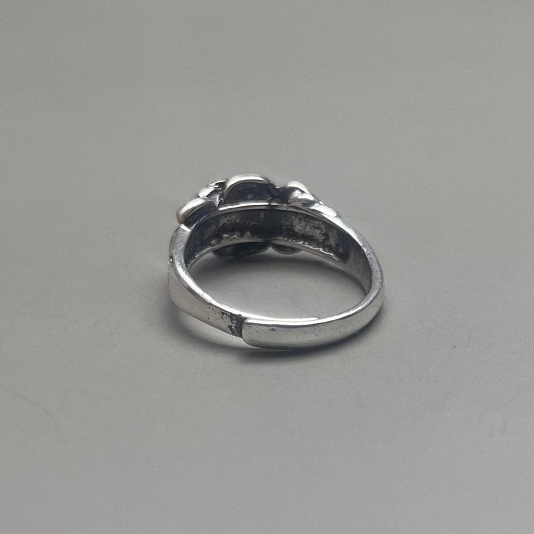 Silver Rose Band Ring - Rynor