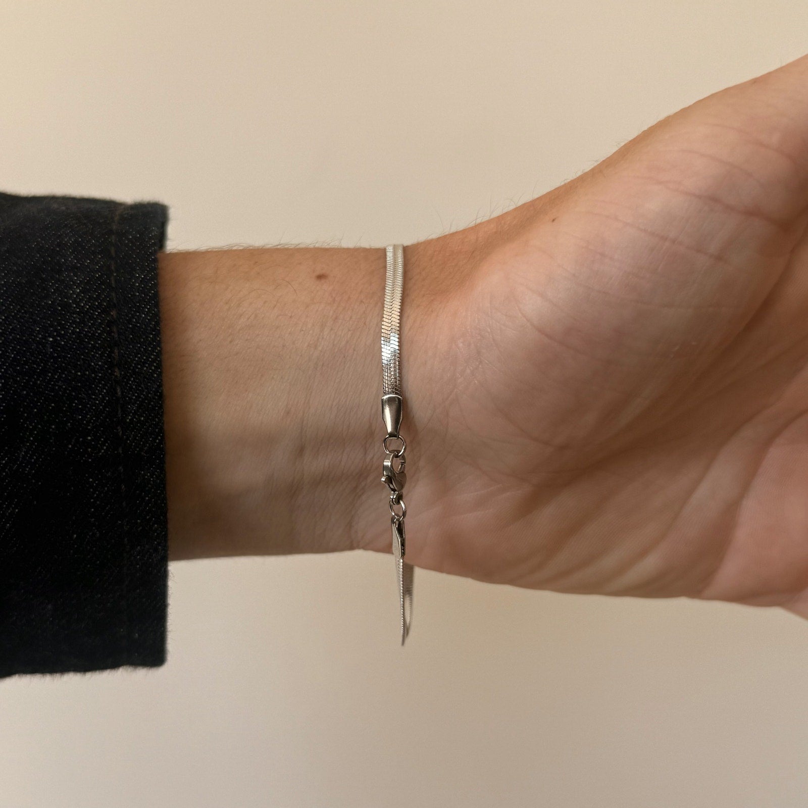 Silver Snake Chain Bracelet - Rynor