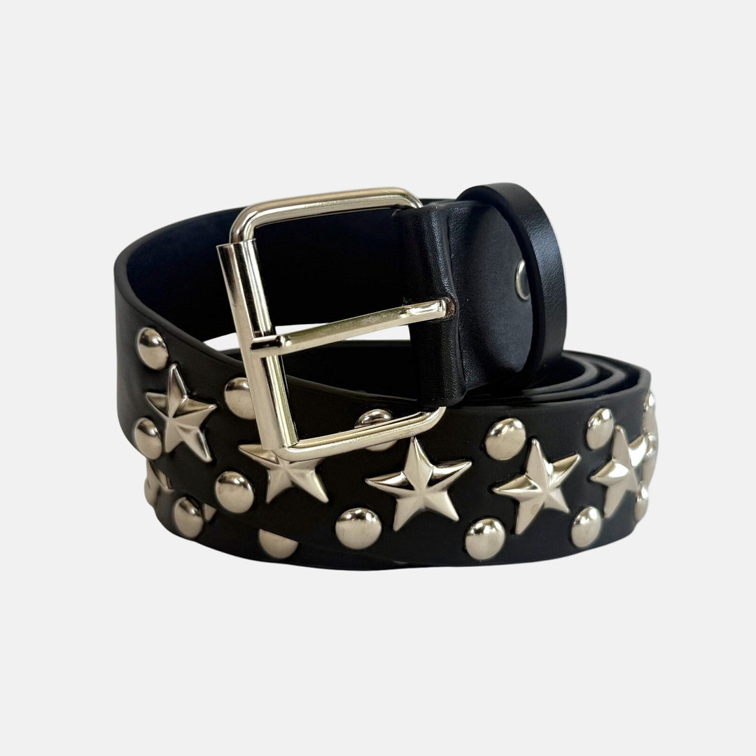 Black Star Studded Belt - Rynor