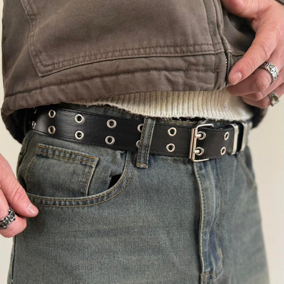 Black Grommet Belt - Rynor