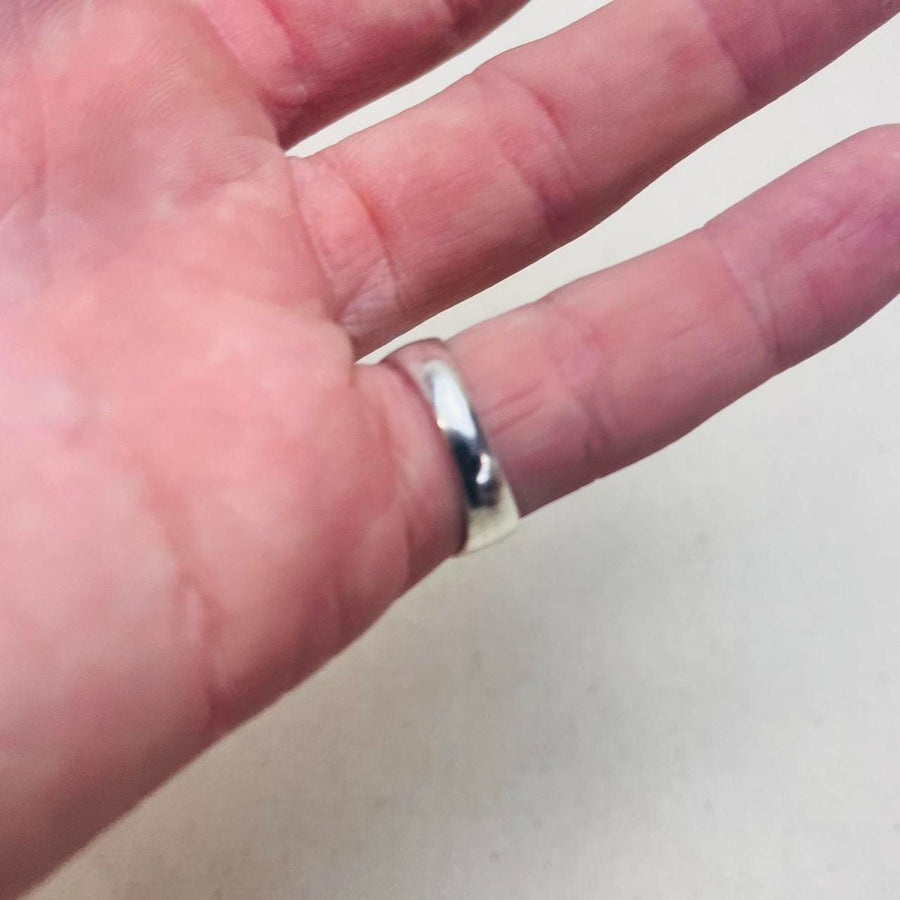 Silver 8-Ball Signet Ring
