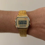 Gold Digital Watch