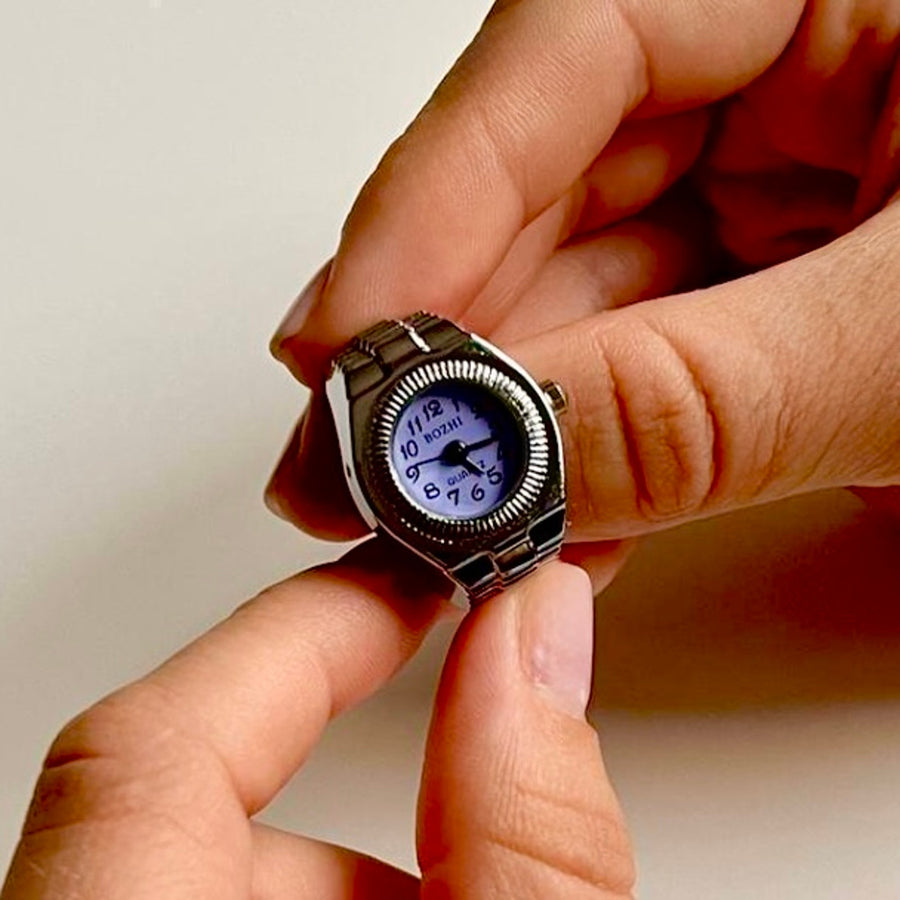 Round Dial Watch Ring